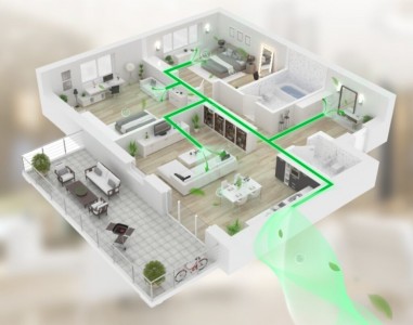 Giải pháp hệ thống cấp khí tươi cho gia đình,căn hộ,biệt thự