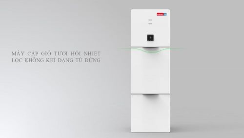 Máy cấp khí tươi hồi nhiệt lọc không khí tủ đứng Smart O2 G5