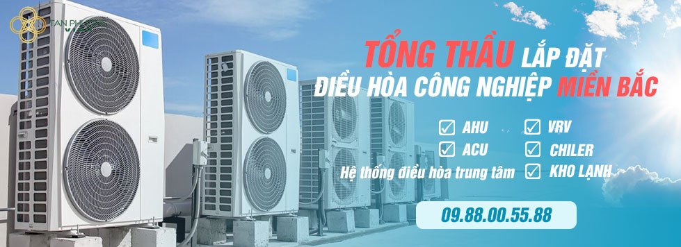 Tổng thầu lắp đặt điều hòa công nghiệp tại Bắc Ninh