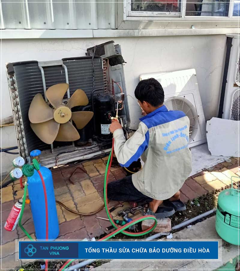 Tổng thầu sửa chữa bảo dưỡng điều hòa uy tín giá tốt